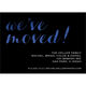 Black We've Moved Foil Stamped Moving Announcements Image 8 of 9